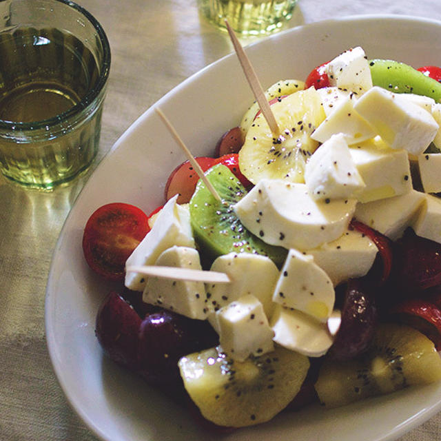 Mozzarella e Frutta