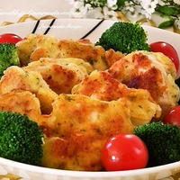 昭和天ぷら粉 黄金で♪【鶏むね肉のカリッと焼き】