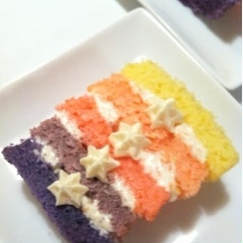 カラフルケーキ