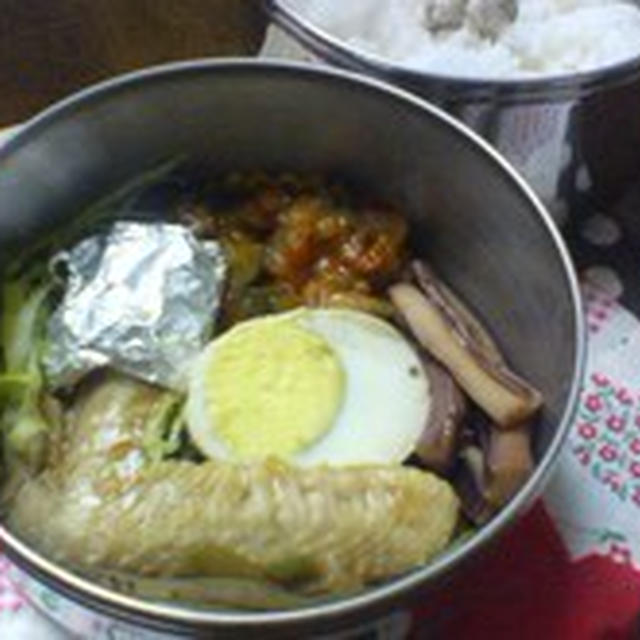 手羽先のオイスターソース煮←ママの会社弁当