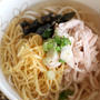 鶏飯風稲庭うどん
