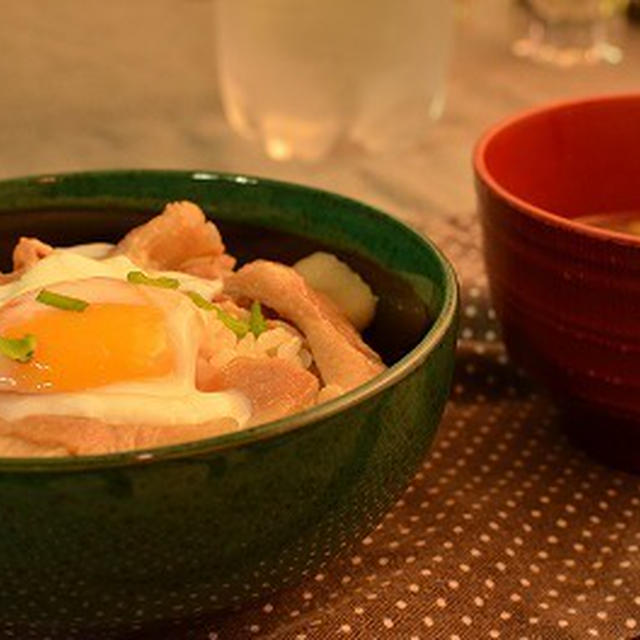 和ごはん◎豚たま丼