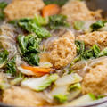 鶏団子と白菜の春雨鍋のレシピ