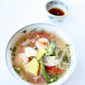 甘酸っぱいシーフードスープ【カインチュア】ベトナム料理