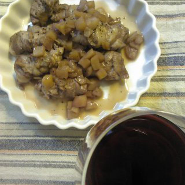 レシピ林檎ソースが美味しい変わり豚肉ソテー