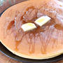 ホットケーキはちょこと手間でパンケーキ仕様に(*´艸｀*)