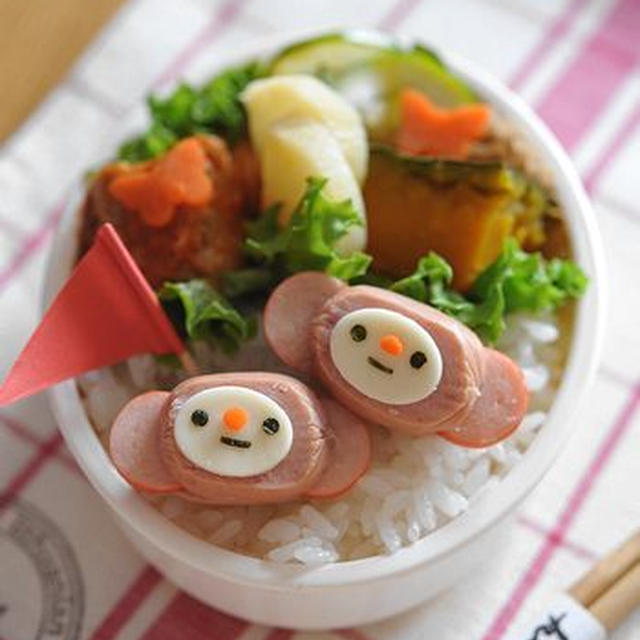 【連載】レシピブログ「おさるウインナーのお弁当」