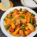 ワンパンで楽うま中華！大皿で食卓へどーん♪やわらかジューシー♪豚ヒレとシャキシャキ野菜の酢豚