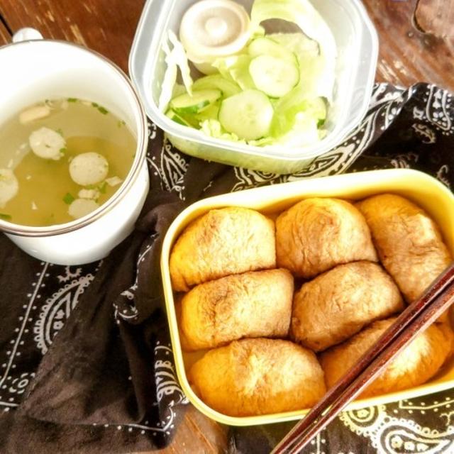 行楽弁当にピッタリ　麺つゆと醤油で簡単いなり寿司