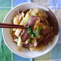千葉県産：豚ハツと大根のピリ辛炒め煮