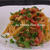 リングイ－ネの赤エビとイカ- LINGUINE GAMBERO ROSSO E CALAMARI