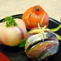 手鞠寿司3種