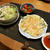 海鮮汁ビーフン＆桜エビのチヂミの晩ご飯　と　パンパスグラス♪
