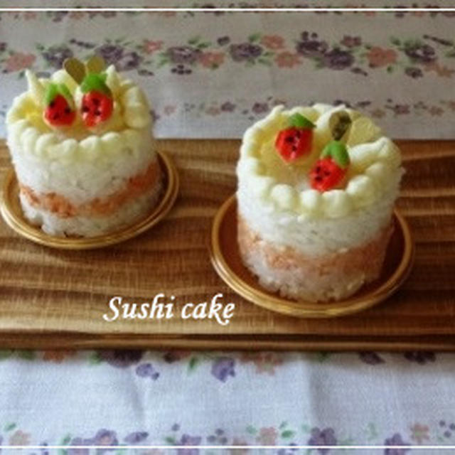 スイーツみたいなケーキ寿司toジャーサラダ☆