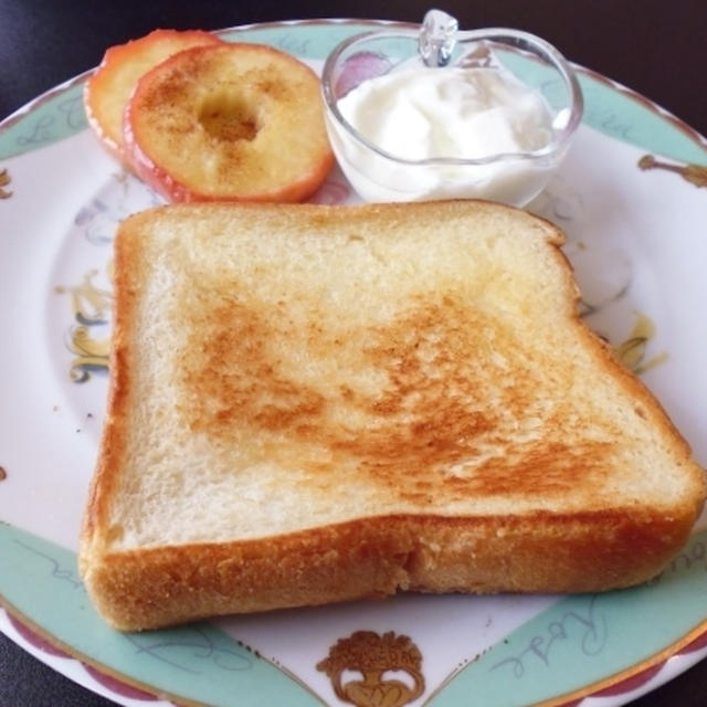 バタートースト＆焼き林檎シナモンシュガー風味