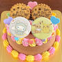 シナモロールとピカブイ♡Wプレートを飾った豪華なケーキ！