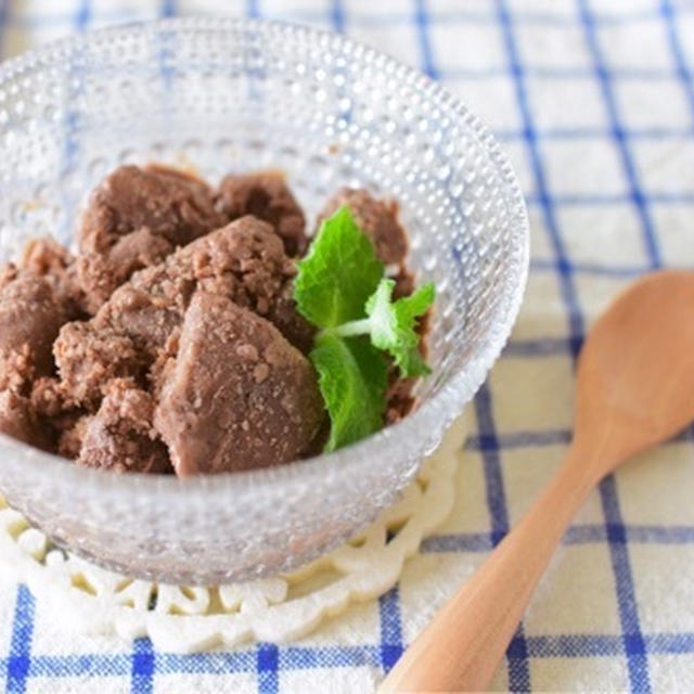 ミロで作る☆ひんやり冷たく美味しい！【チョコ風味豆腐アイス】