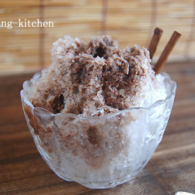 チョコカキ氷　INDOMILK コンデンスミルク(チョコレート)