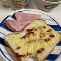 マヨケチャチーズトースト☆My朝ごパン