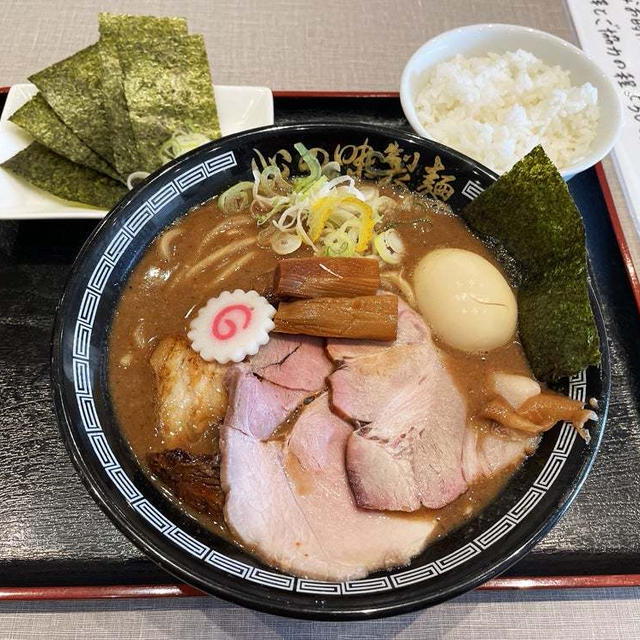 特製濃厚ラーメンを啜る 〜のり5枚・小ライス〜