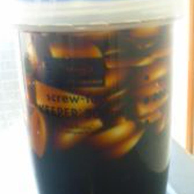 にんにくの醤油付け
