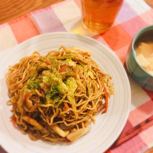 献立固定【木曜日　麺か丼】晩ごはん