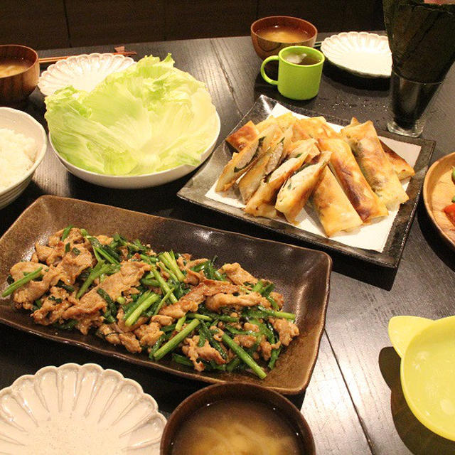 残暑を乗り切るぞ～！！夏バテ予防の晩御飯。