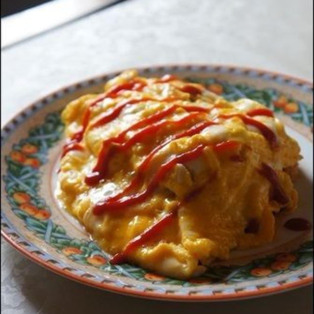 鶏ごろバターオムライス。のレシピ。