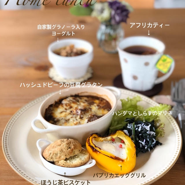 残り物　de　おひとり様ランチ。。。