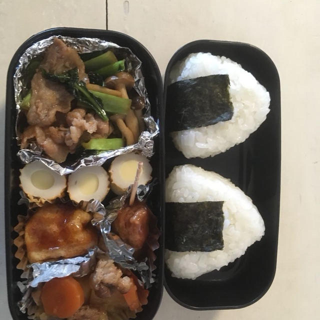 中学生男子弁当 茶色だ By Aftaftさん レシピブログ 料理ブログのレシピ満載