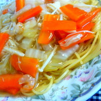野菜あんかけスパゲティのレシピ