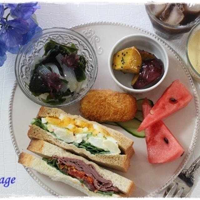 おうち de スマイルワンプレートランチ♥