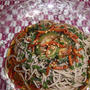 冷し★きんぴらゴーヤ蕎麦