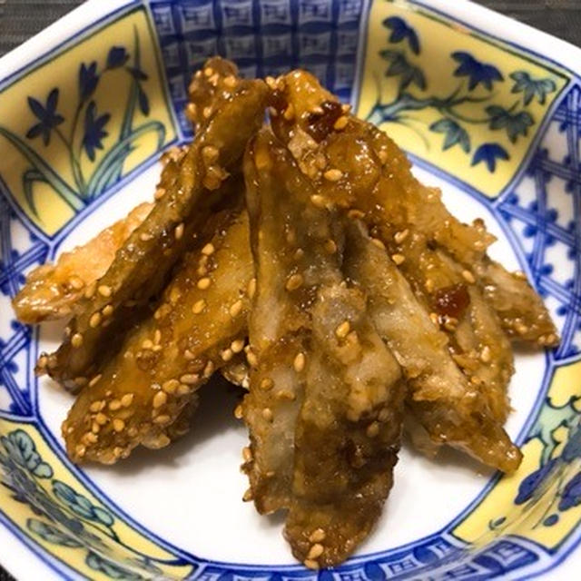 新ごぼうの甘辛揚げ！〜明治神宮お散歩