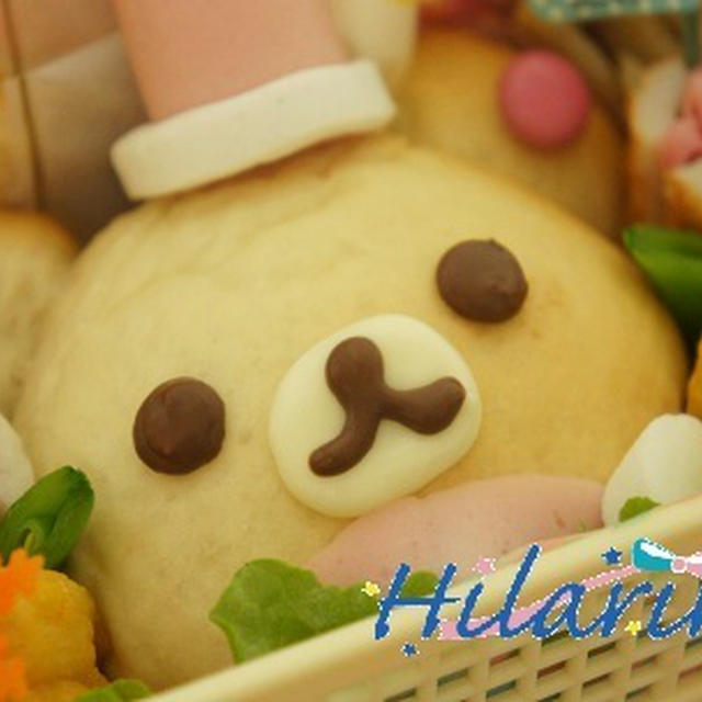 雪の日のコリラックマ☆おばーちゃんパン弁当～＾＾