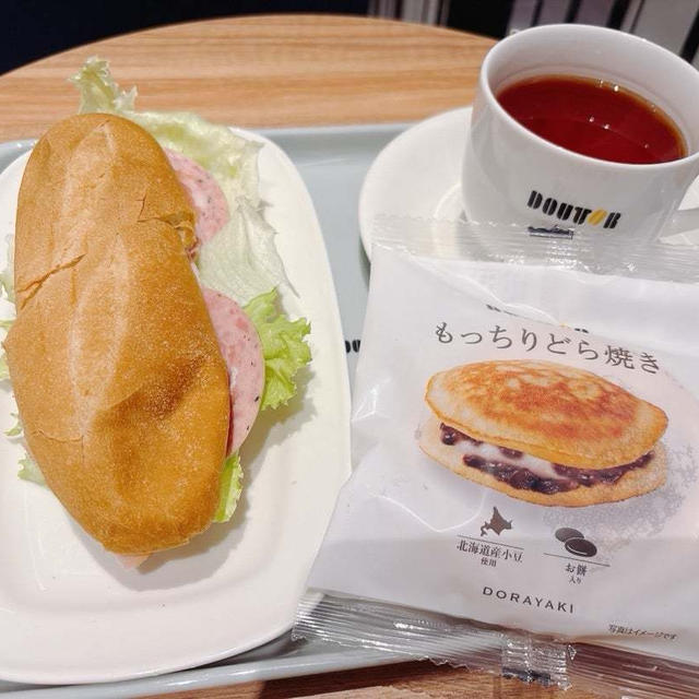 ミラノサンドとどら焼き★ドトール