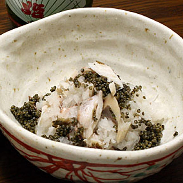 鯵の干物入り和風チャーハン