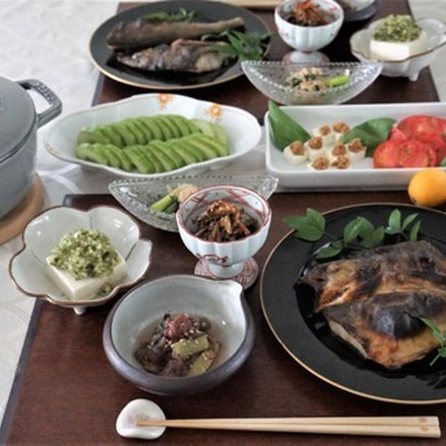 北海道の食材で夕食作り