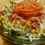 暑い日にぴったり♡さわやか冷凍トマトのラーメンサラダ