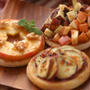 「林檎と薩摩芋の蜂蜜味噌トースト」