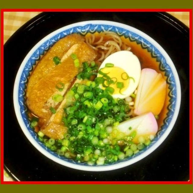 お昼ご飯は　日本蕎麦で
