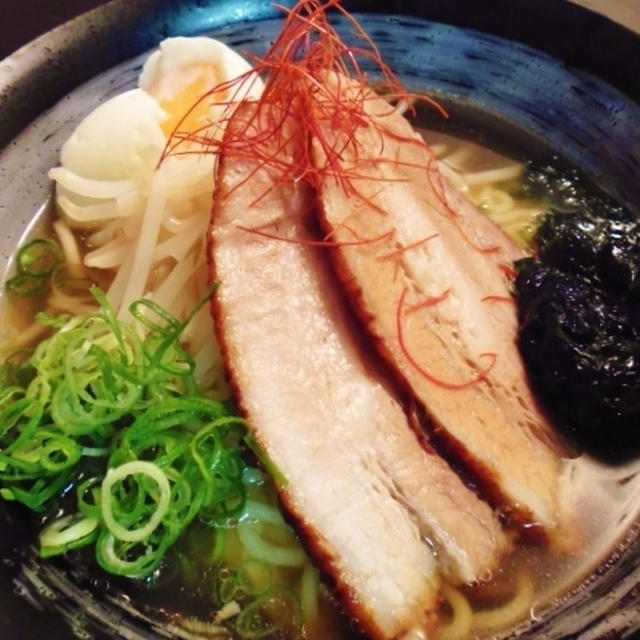 春の風味生あおのりと手作り叉焼ラーメン美味しすぎてごめんね（笑）