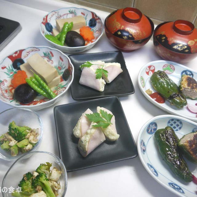 あっさり、シニアの夕食！