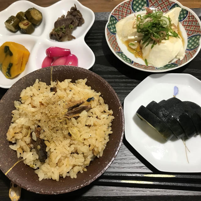 残り物で和定食ランチ