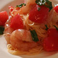 Capellini Freddi con Gamberetti