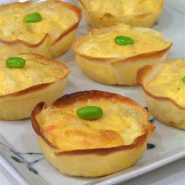 ポテサラのなんちゃってキッシュ
