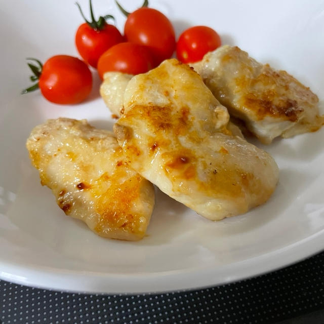 鶏むね肉のチーズ焼き