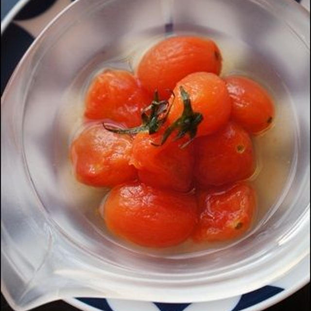 【プチトマトレシピ】プチトマトの煮びたし。
