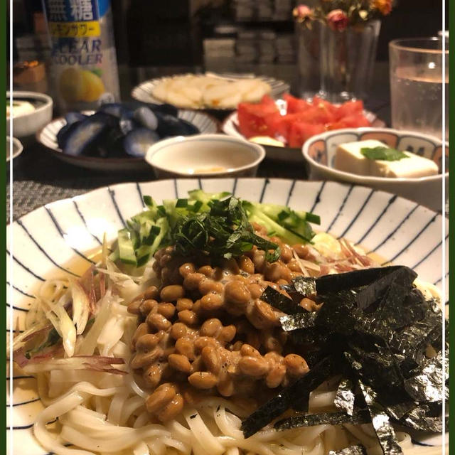 納豆ぶっかけうどん