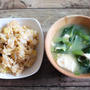 キムタクチャーハンと味噌汁で簡単朝ごはん